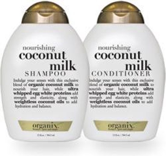 OGX Organix Coconut Milk Combo Set-Shampoo & Conditioner-Krullend Haar |  bol.com