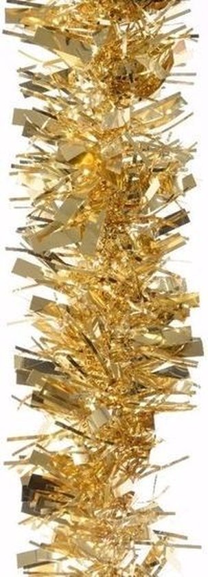 2x Gouden folie kerstslinger 200 cm - kerstboomslinger | bol.com
