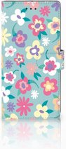 Geschikt voor Samsung Galaxy Note 8 Bookcase hoesje Design Flower Power