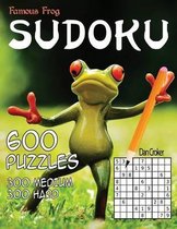 Famous Frog Sudoku 600 Puzzles, 300 Medium and 300 Hard