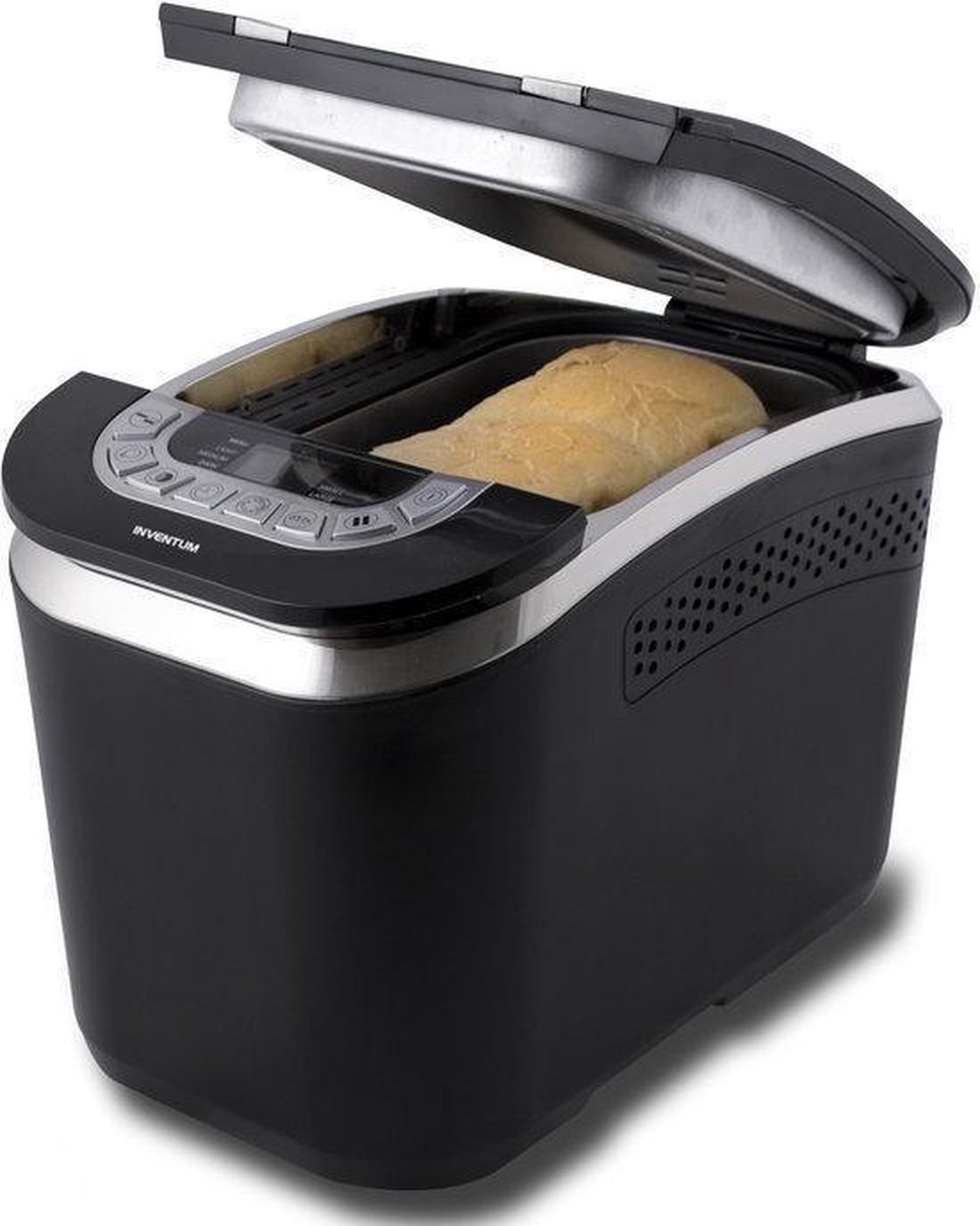 Broodbakmachine, 1.200gr, 2 kneedhaken, zwart | bol.com