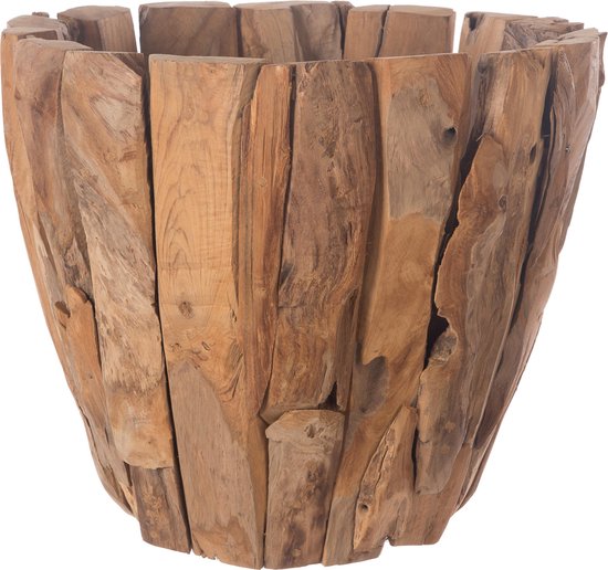 Teak houten plantenbak | bol.com