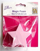 Nellies Choice Mixed Media Magic Foam star shape 6.1cmx6.3 centimeter thick 3cm