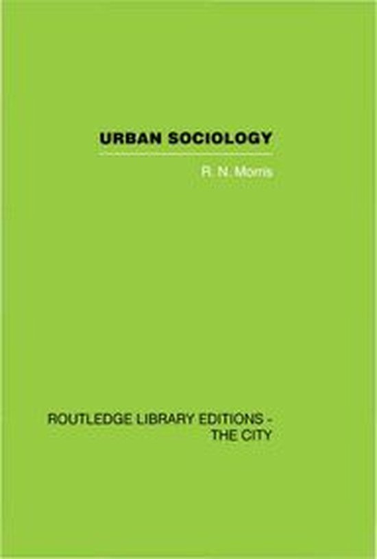 Urban Sociology - cover