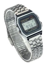 Hidzo Horloge Digital Watch ø 37 mm - Zilver - In horlogedoosje