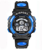 Hidzo Kinderhorloge S-Sport Ø 30 mm - Blauw - Kunststof