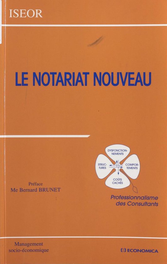 Le notariat nouveau : professionnalisme des consultants - cover