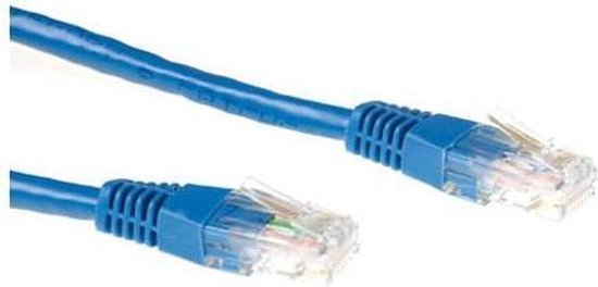 ACT IM8605 - Cat 6 UTP-kabel - RJ45 - 5 m - blauw