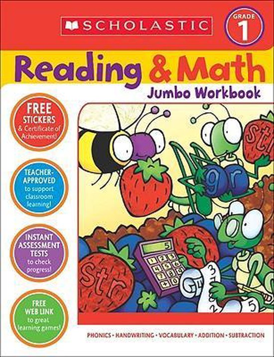 Reading & Math Jumbo Workbook - cover