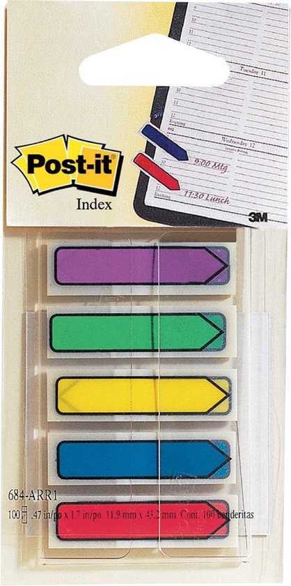 Tirvit  MARQUE-PAGES POST-IT INDEX TO DO FLÈCHES 11.9X43.2MM