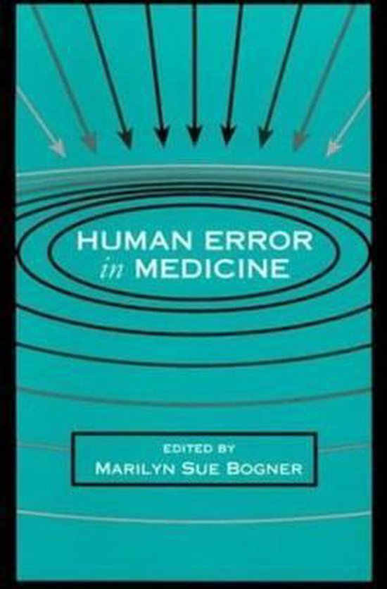 Human Error in Medicine - cover