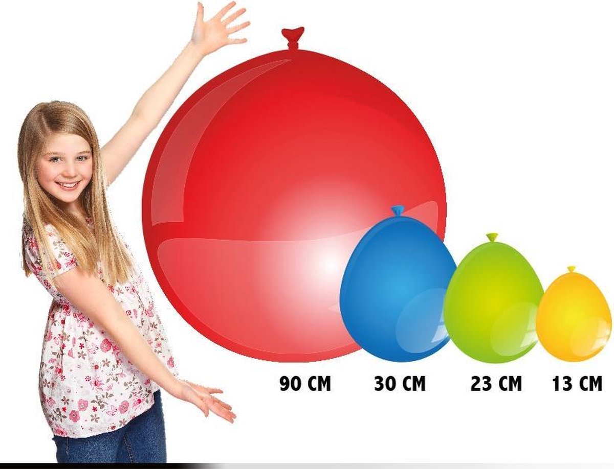 Gele ballon XL - 90cm | bol.com
