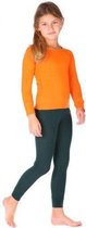 Thermo4sports - thermokleding - thermoset oranje - donkergroen maat 128