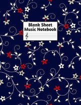 Blank Sheet Music Notebook