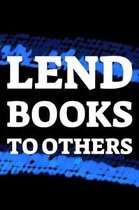 Lend Books To Others