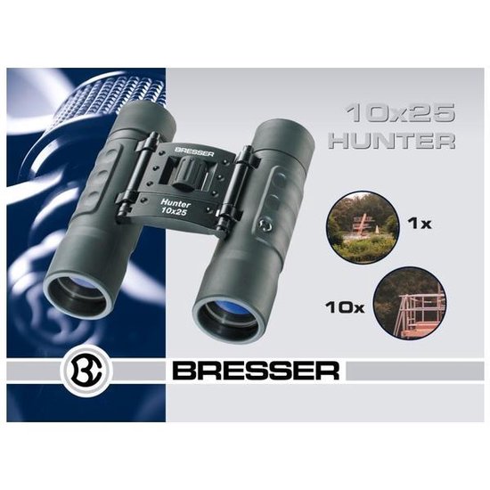 Bresser Verrekijker - Hunter 10x25 - Dakkant - Licht & Compact - Bresser