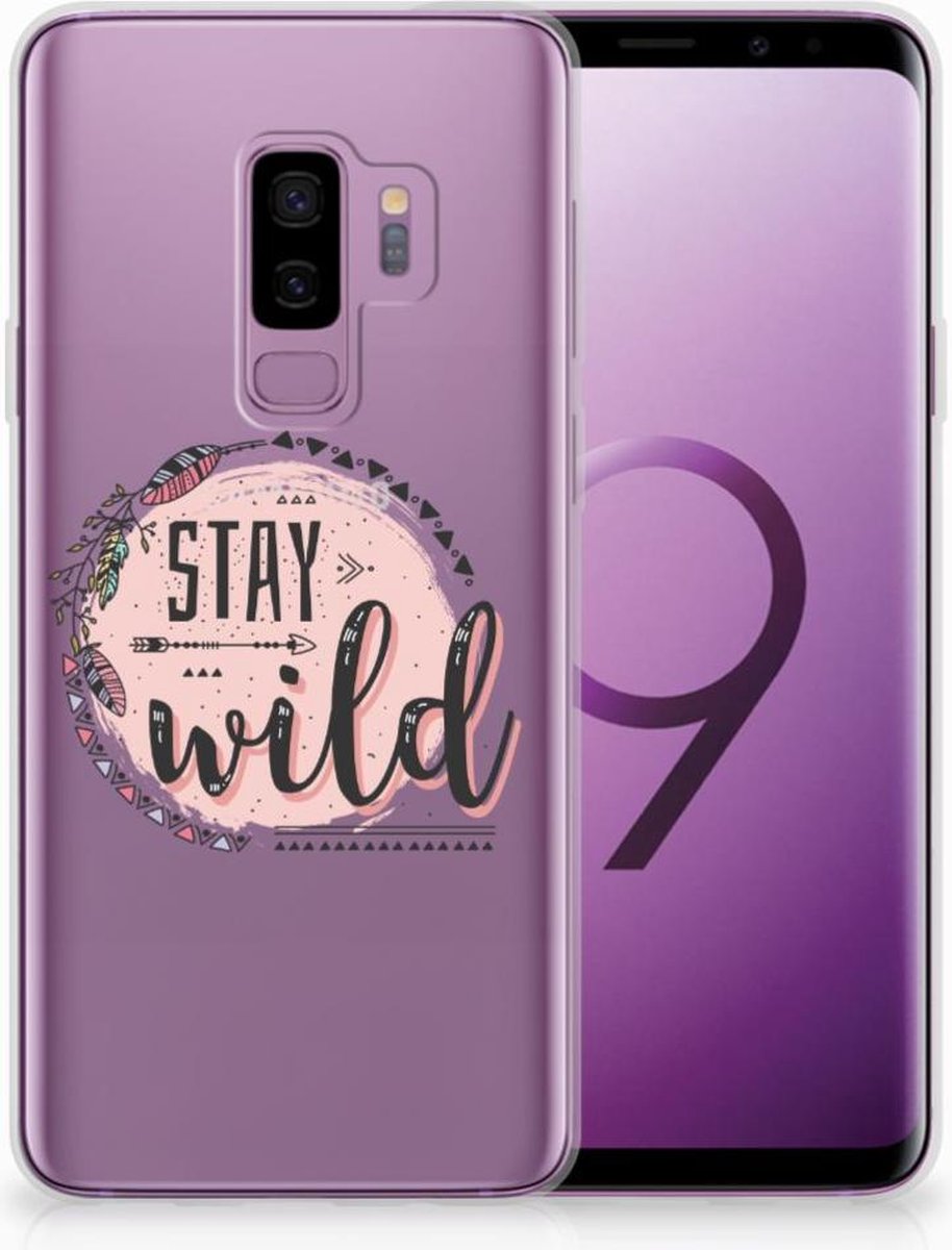 Samsung Galaxy S9 Plus Telefoonhoesje met Naam Boho Stay Wild