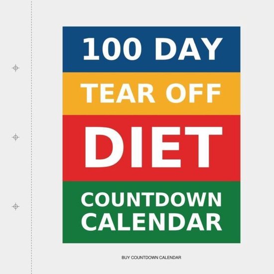 100 Day TearOff Diet Countdown Calendar 9781922217561 Buy