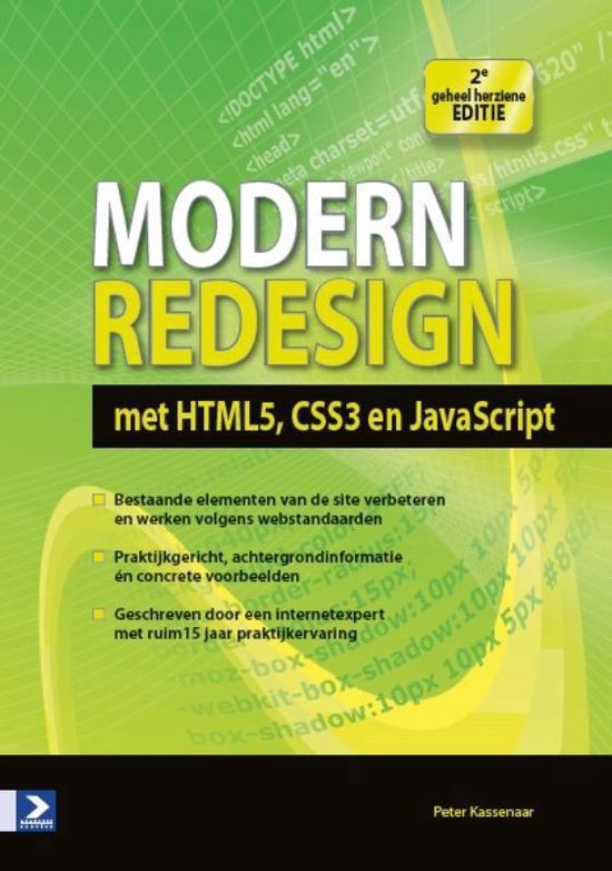 Cover van het boek 'Modern redesign' van P Kassenaar