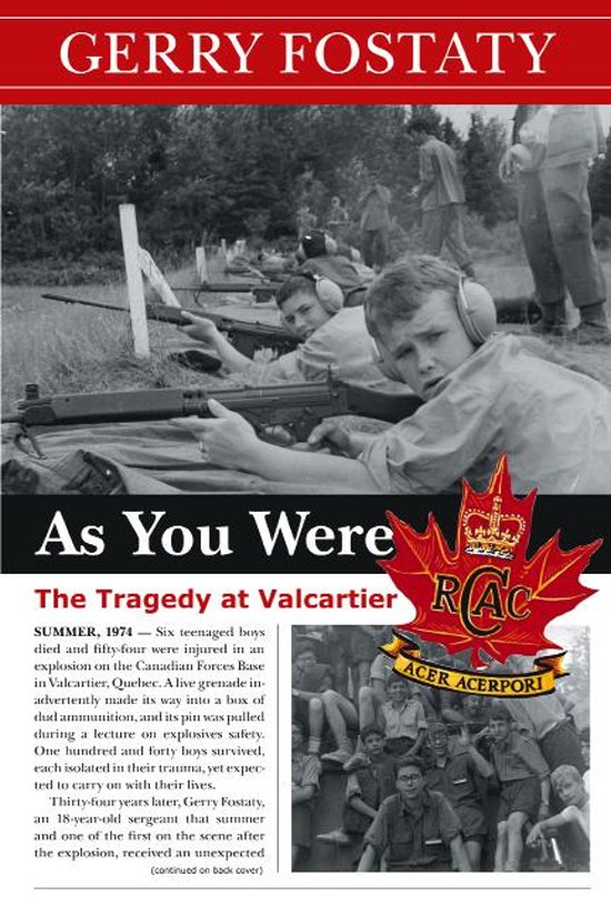 As You Were: The Tragedy at Valcartier - cover