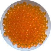 Fako Bijoux® - Waterballetjes - Water Absorberende Balletjes - Gelballetjes - Waterparels - 15-16mm - Oranje - 25 Gram