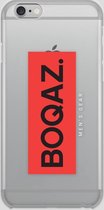 BOQAZ. iPhone 6/6s hoesje - Labelized Collection - Red print BOQAZ