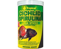 TROPICAL  visvoer  Spirulina medium sticks floating type 360 gr/1000ml
