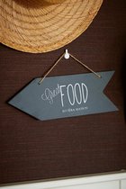 Rivièra Maison Great Food Kitchen Slate Sign