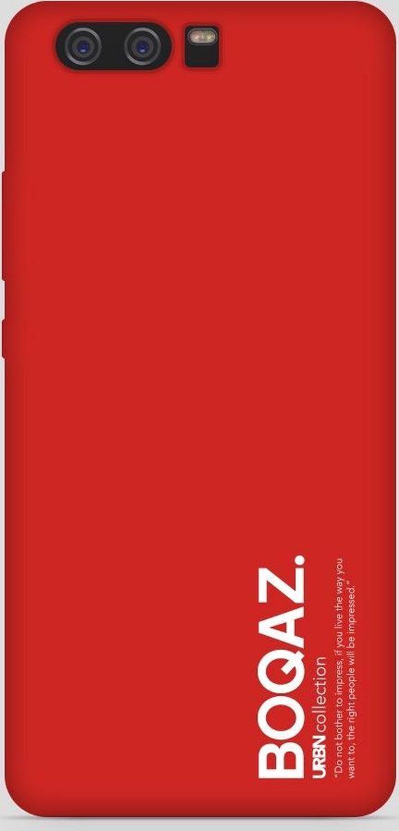 BOQAZ. Huawei P10 hoesje - Plus hoesje - hoesje URBN mat rood