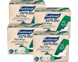 Vuokkoset Maandverband Night Wings Bio - 1 stuks