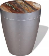 Aviator kruk massief gerecycled hout 36x44 cm (incl. vloerviltjes)