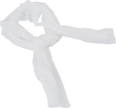 Zijden chiffon sjaal, 45x180 cm, 1 stuk