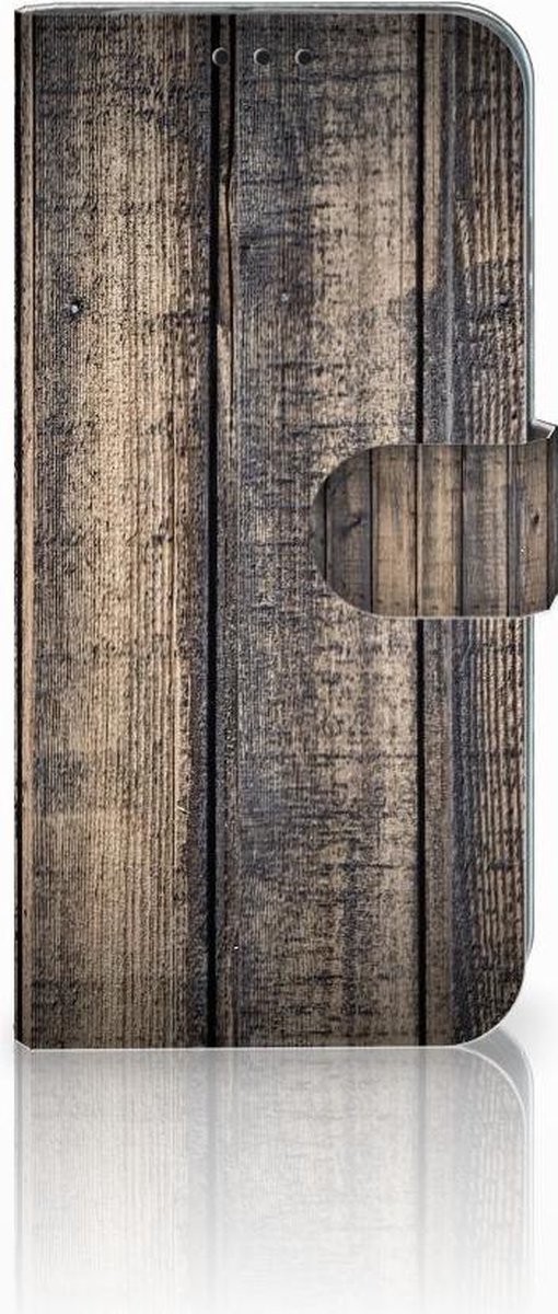 Honor 10 Lite Book Style Case Steigerhout