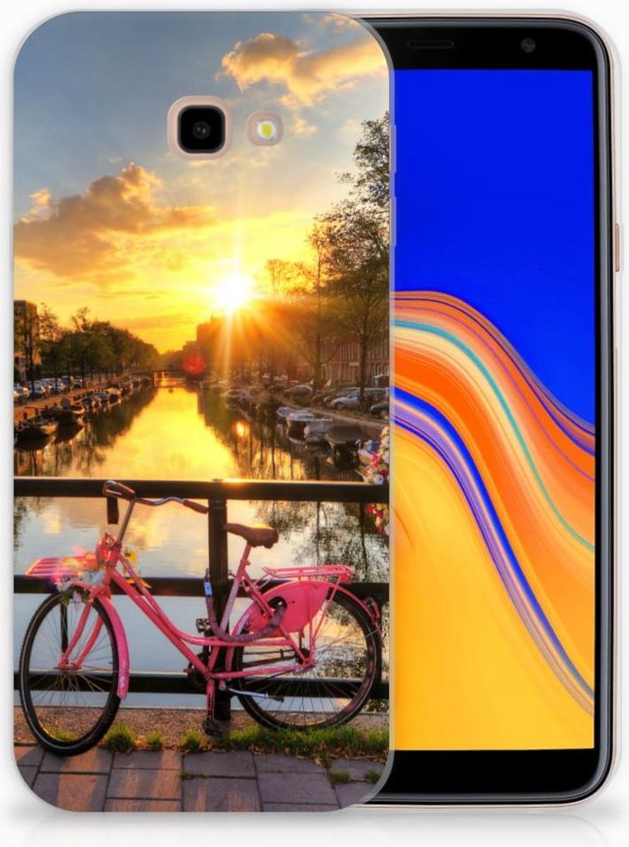 Back Cover voor Samsung Galaxy J4 Plus (2018) Siliconen Back Cover Amsterdamse Grachten