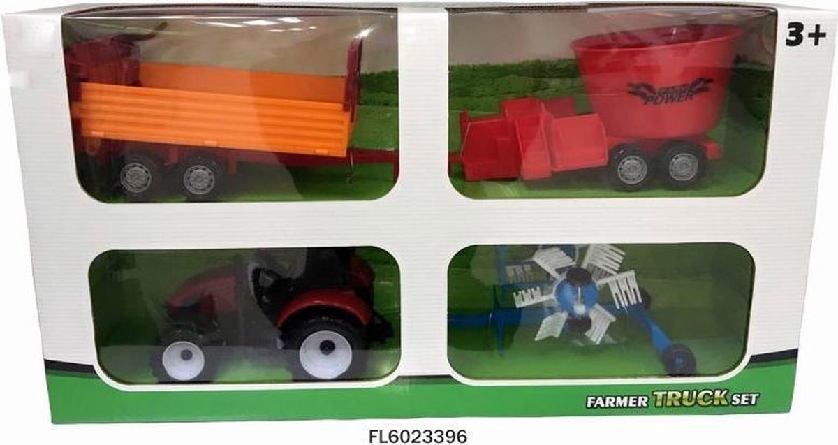 Véhicule jouet à friction en métal moulé sous pression, 8 roues, petit camion ag