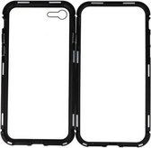 Magnetic Back Cover voor iPhone 7 / 8 Zwart - Transparant