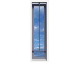 Secubar T-cross RVS inclusief steunen 49 x 29cm SKG** (Prijs per stuk)
