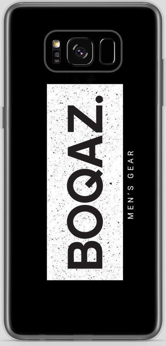 BOQAZ. Samsung Galaxy S8 hoesje - Labelized Collection - Grunge print BOQAZ