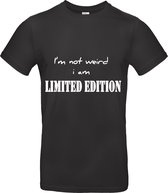 Shirt "Limited edition"- Maat M Zwart