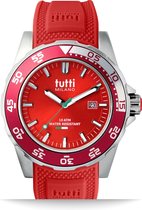 Tutti Milano TM900RE- Horloge -  42.5 mm - Rood - Collectie Corallo