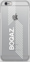 BOQAZ. iPhone 6 hoesje - logo boqaz wit