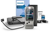 Philips PocketMemo Dicteer- en transcriptieset DPM7700, Digitale dicteerset voor 1 auteur, 1 secretariaatspost, zilver