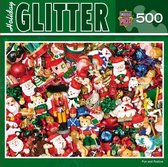 HOLIDAY GLITTER - FUN AND FESTIVE - 500 PIECE JIGSAW PUZZLE