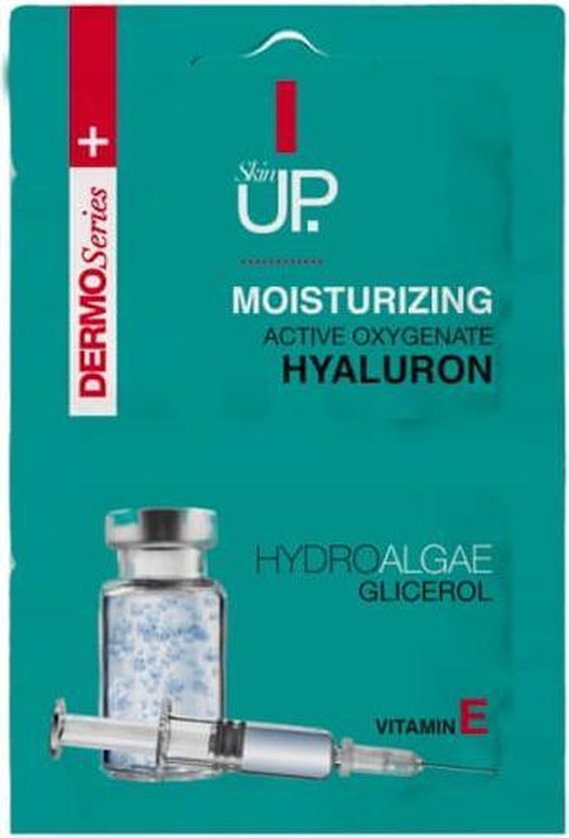 Skin Up Gezichtsmasker Moisturizing Hyaluron Vitamin E 2x5ml.