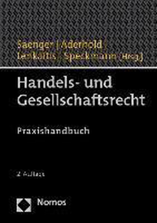 Handels- Und Gesellschaftsrecht - cover
