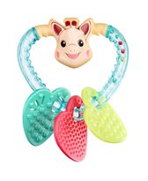 Sophie de giraf Bijtrammelaar Heart - Rammerlaar - Bijtring - Babyspeelgoed - Kraamcadeau - Babyshower cadeau - 11 x 9.3 x 1.5 cm - Vanaf 3 maanden