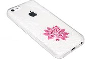 Mandala bloemen hoesje Geschikt voor iPhone 5C