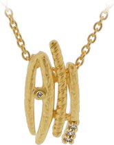 Orphelia Pendant + Chain Gold Zirconium ZH-6022/2