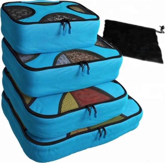 5 delig Packing Cubes Set Koffer organizer Kleren Organizer 5