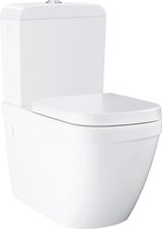 WC à poser avec réservoir et abattant softclose, rimless, blanc alpin